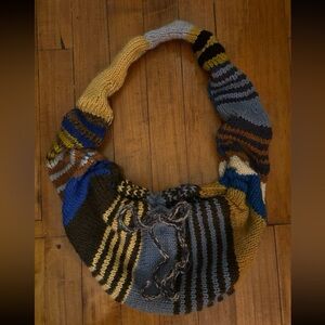 Scrunchie Bag (Hand-Knit) by me!